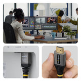 StarTech.com 25ft (7.6m) Premium Certified High Speed HDMI Cable, 4K 60Hz/1440p 144Hz, HDMI 2.0 Cable with HDR10/ARC, 18Gbps, 4K HDMI Cord for Monitor/TV/Display, High-Flex TPE Jacket