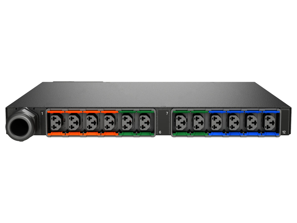 Vertiv Geist MNS5M1R6-12CF18-4CS15A0H10-S power distribution unit (PDU) 12 AC outlet(s) 0U Black