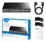 Cudy GS1024 network switch Unmanaged Gigabit Ethernet (10/100/1000) Black
