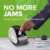 DYMO LabelWriter 550 Turbo Label Printer | Label Maker with High-Speed Direct Thermal Printing | Automatic Label Recognition | Prints Shipping Labels & More with USB/LAN Connectivity | UK 3 Pin Plug