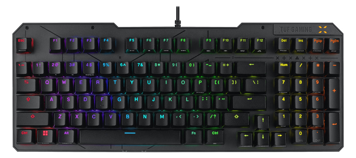 ASUS TUF Gaming K3 Gen II keyboard USB QWERTY Spanish Black