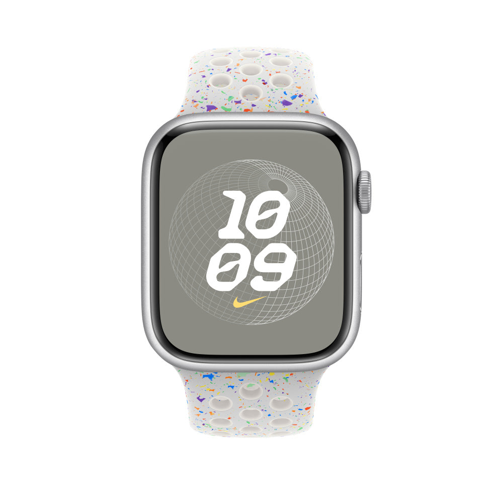Apple 41mm Pure Platinum Nike Sport Band - S/M