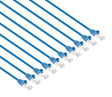 Intellinet 743723 networking cable Blue 1 m Cat8.1 U/FTP (STP)