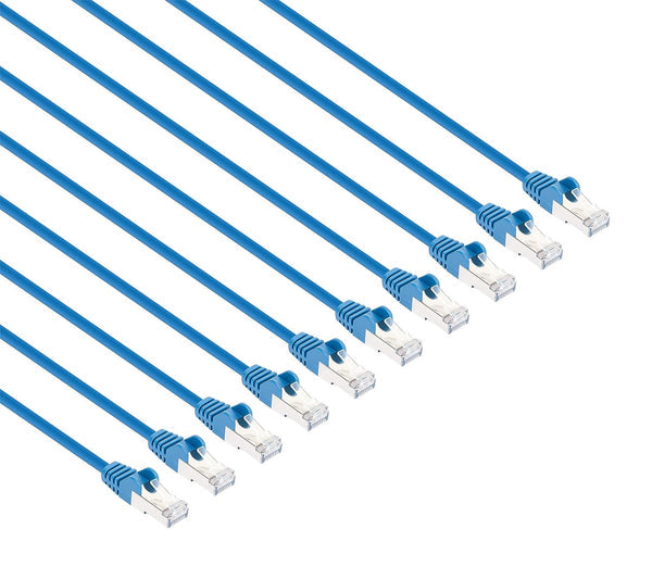 Intellinet 743716 networking cable Blue 0.5 m Cat8.1 U/FTP (STP)