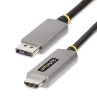 StarTech.com 6.6ft (2m) DisplayPort to HDMI Adapter Cable, 8K 60Hz, 4K 144Hz, HDR10, DP 1.4 to HDMI 2.1 Active Video Converter, DisplayPort Desktop to HDMI Monitor, M/M - DP to HDMI Cord