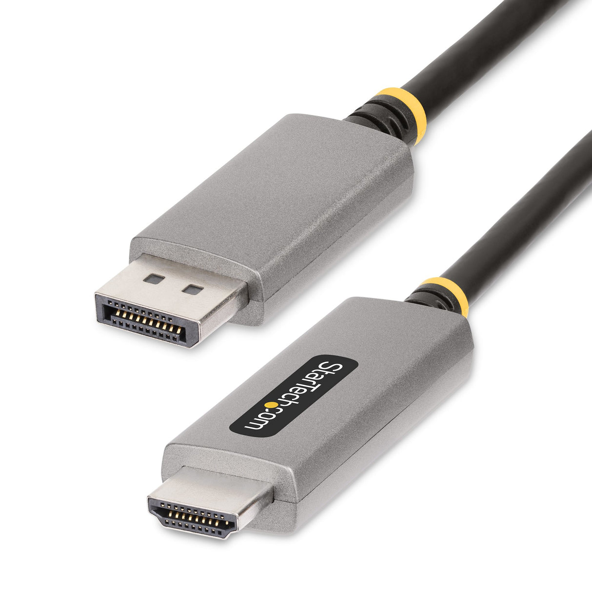 StarTech.com 6.6ft (2m) DisplayPort to HDMI Adapter Cable, 8K 60Hz, 4K 144Hz, HDR10, DP 1.4 to HDMI 2.1 Active Video Converter, DisplayPort Desktop to HDMI Monitor, M/M - DP to HDMI Cord