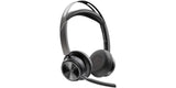 HP Poly Voyager Focus 2-M USB-C-C Headset USB-C/A Adapter Charging Stand