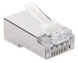 Intellinet 791366 wire connector RJ-45 Silver, Transparent