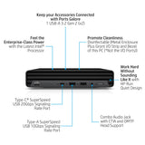HP Elite Mini 800 G9 Intel® Core™ i5 i5-13500T 16 GB DDR5-SDRAM 256 GB SSD Windows 11 Pro Mini PC Black