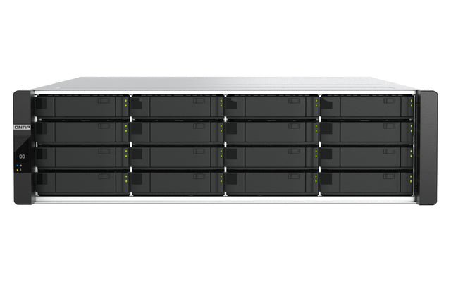 QNAP ES1686dc R2 NAS Rack (3U) Intel® Xeon® D D-2142IT 48 GB DDR4 0 TB QNAP QES Black, Grey