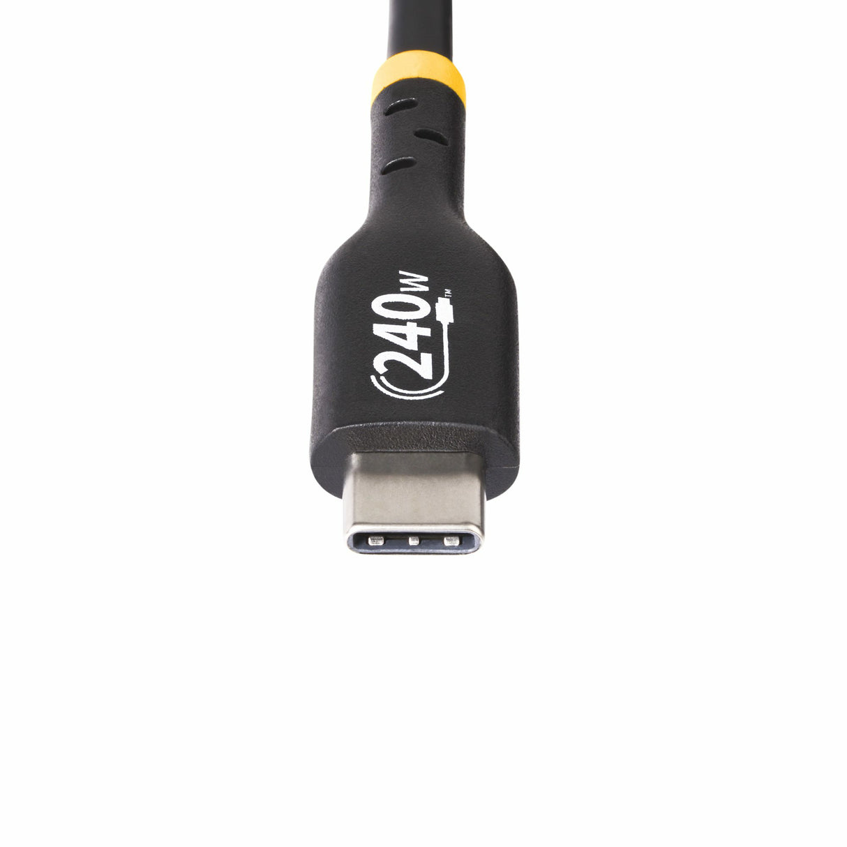 StarTech.com 3ft (91cm) USB-C Charging Cable, Charge & Sync, 240W (5A) PD EPR, USB 2.0 Laptop Charger Cable, USB-IF Certified , TPE Jacket - Black USB C Charging Cord