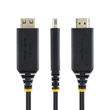 StarTech.com 10ft USB-C to HDMI Adapter Cable, Gripping HDMI Connector, 4K 60Hz, Thunderbolt Compatible, HDR, Uni-Directional Cord for MacBook, Dell, HP, Lenovo