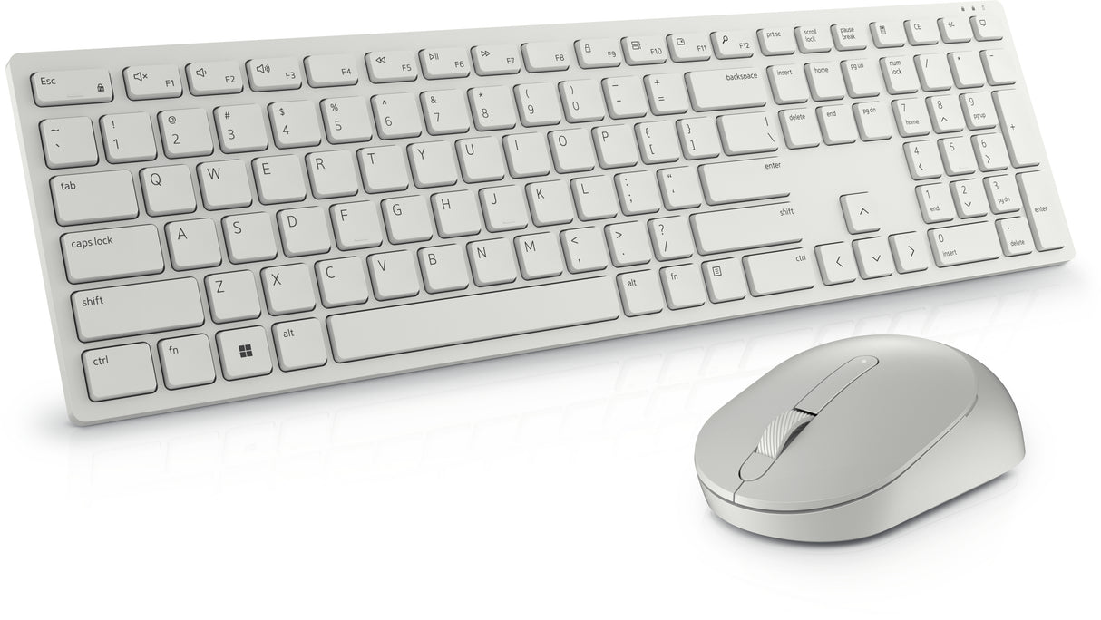 DELL KM5221W keyboard Mouse included Office RF Wireless Canadian White