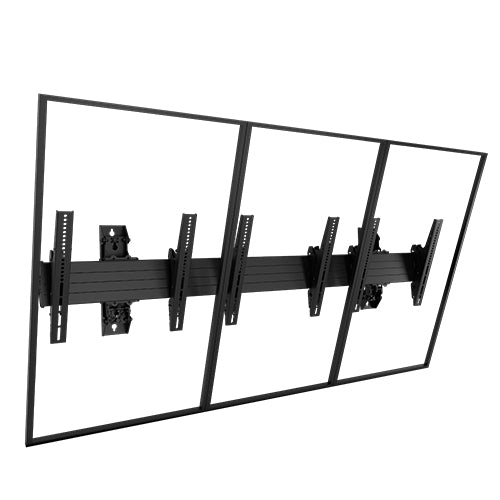 Chief Fusion® Large 3X1 Menu Board Mount, Portrait