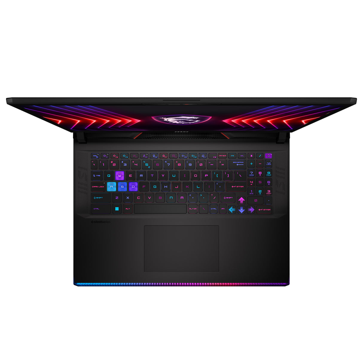 MSI Gaming Raider GE78 HX 14VIG-678CA Intel® Core™ i9 i9-14900HX Laptop 43.2 cm (17") Quad HD+ 64 GB DDR5-SDRAM 2 TB SSD NVIDIA GeForce RTX 4090 Wi-Fi 7 (802.11be) Windows 11 Pro Black