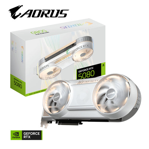 GIGABYTE AORUS GeForce RTX 5080 INFINITY WOOD 16G NVIDIA 16 GB GDDR7