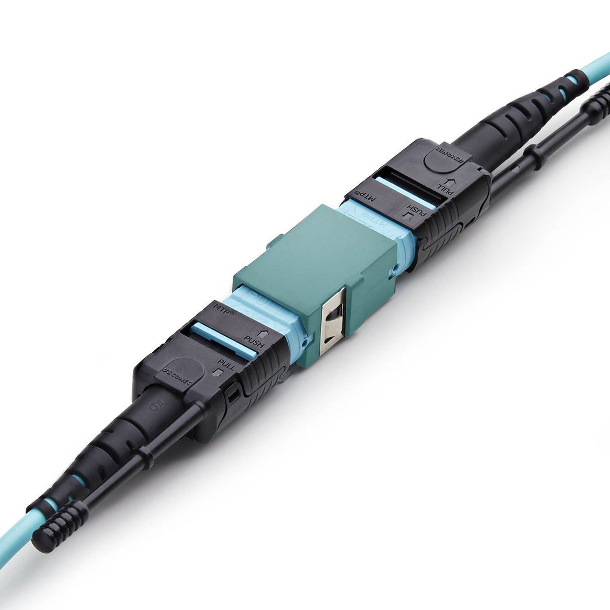 StarTech.com MPO/MTP Coupler, Single Mode/Multimode Fiber Adapter, Key Up-Key Down, Fiber Optic MPO/MTP Coupler - Aqua