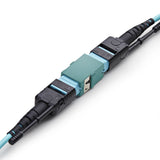 StarTech.com MPO/MTP Coupler, Single Mode/Multimode Fiber Adapter, Key Up-Key Down, Fiber Optic MPO/MTP Coupler - Aqua