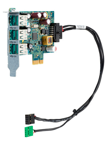 HP Engage Flex Pro 12V PUSB Standard Card Black, Green
