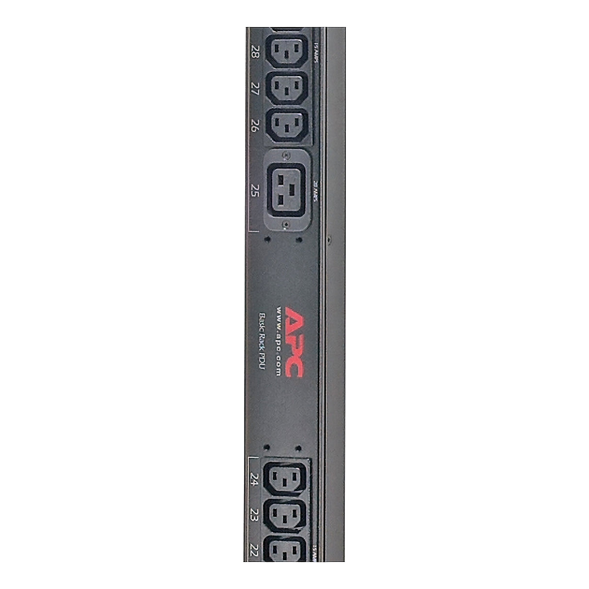 APC NetShelter Basic Rack PDU, Zero U, 12.5kW, 208V, 30 C13 and 6 C19 outlet, 3ft input Cord