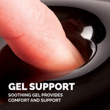 Fellowes Mouse Mat Wrist Support - Crystals Gel Mouse Pad with Non Slip Rubber Base - Ergonomic Mouse Mat for Computer, Laptop, Home Office Use - Compatible with Laser and Optical Mice - Black
