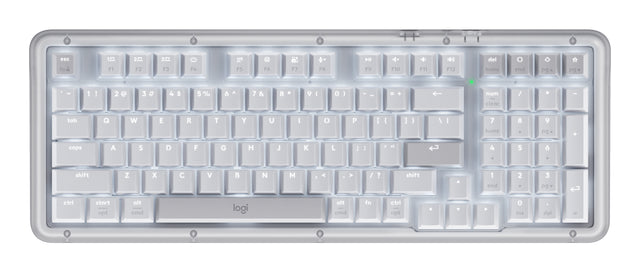 Logitech Alto Keys K98M keyboard Universal RF Wireless + Bluetooth QWERTY US English White