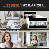 j5create JVU368 360° AI-Powered Webcam with Speakerphone