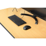 Manhattan Slim Wired USB Mini Keyboard, 12 Multimedia/Function Keys, Built-in 1.5 m (5 ft.) USB-A Cable, Compact, Low-Profile Format, for PC and Laptop, Black