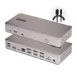 StarTech.com Triple-Monitor USB4 Docking Station, 4K 60Hz HDMI or DisplayPort, 100W Laptop Charging, 2.5GbE, USB-C Multi-Monitor Dock, Driverless