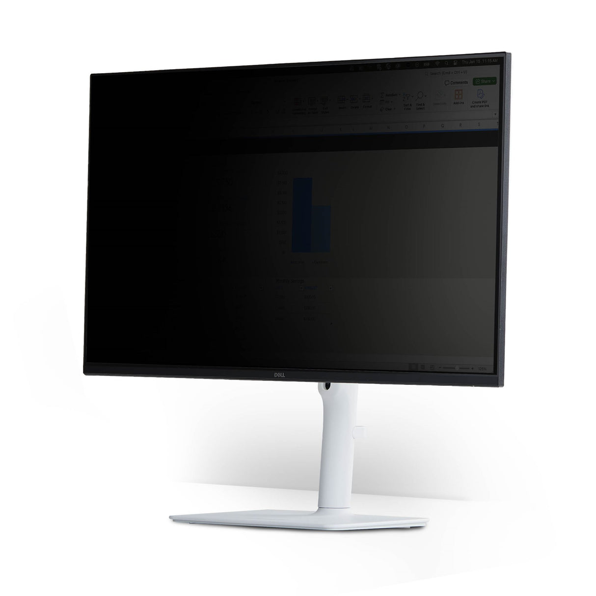 StarTech.com Magnetic Monitor Privacy Screen for 32" 16:9 Widescreen Display, Removable Filter, Anti-Glare/Glossy, Blue Light Reducing Screen Protector, TAA