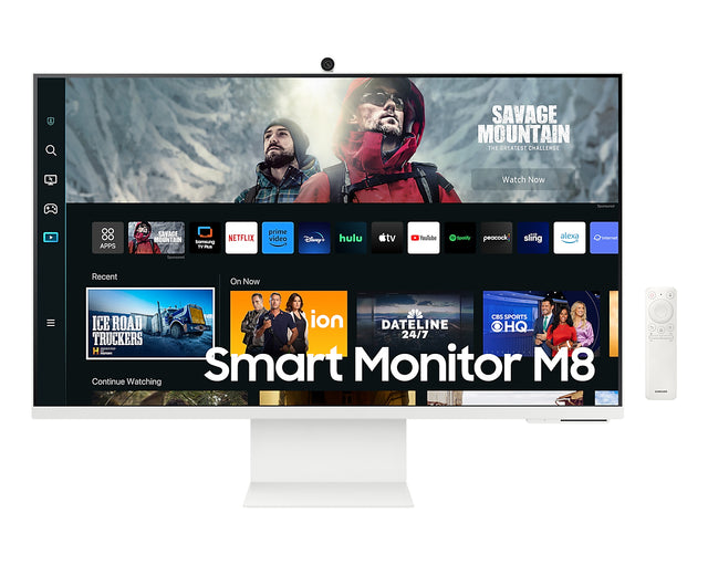 Samsung M8 M80C computer monitor 68.6 cm (27") 3840 x 2160 pixels 4K Ultra HD White