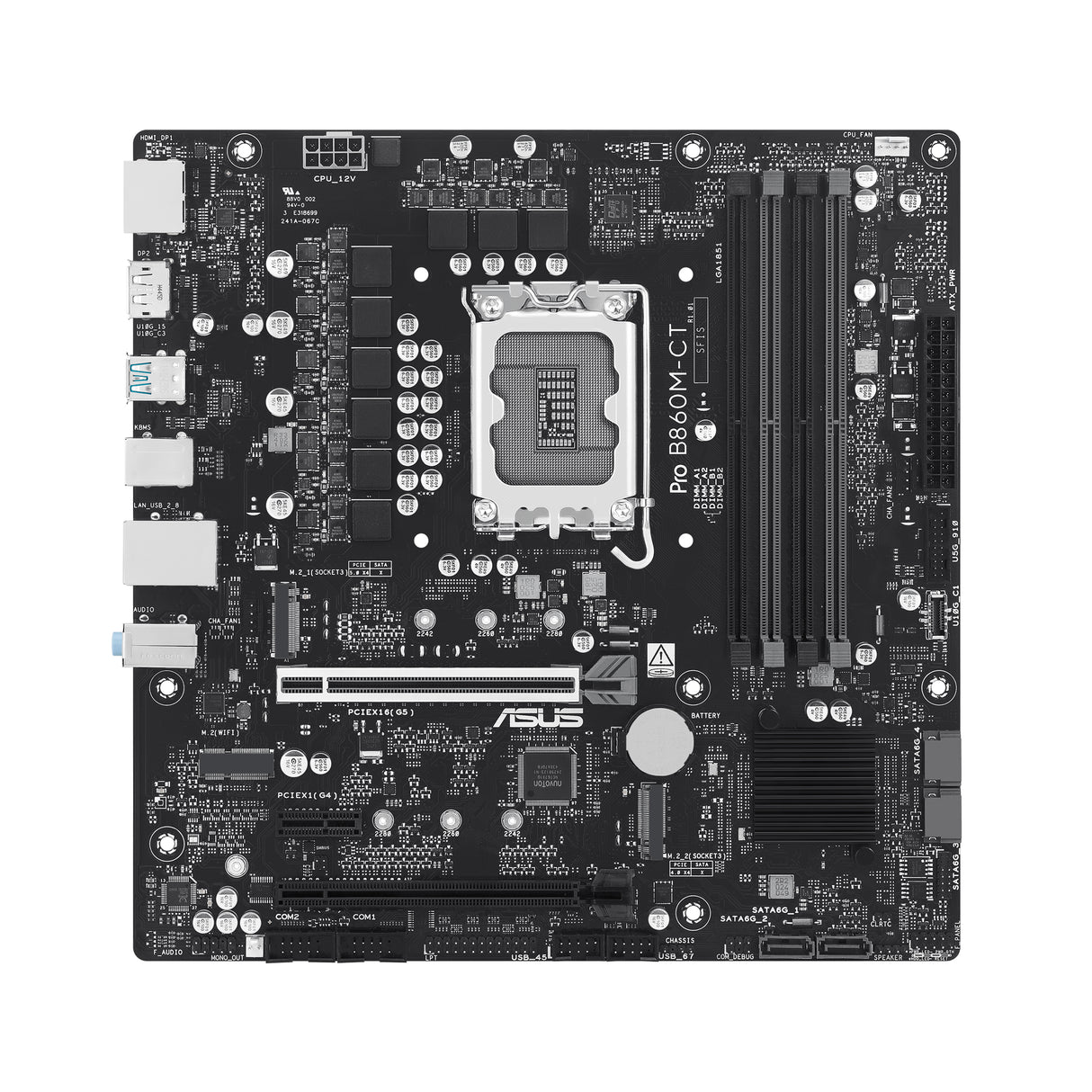ASUS PRO B860M-CT-CSM Intel B860 LGA 1851 (Socket V1) micro ATX