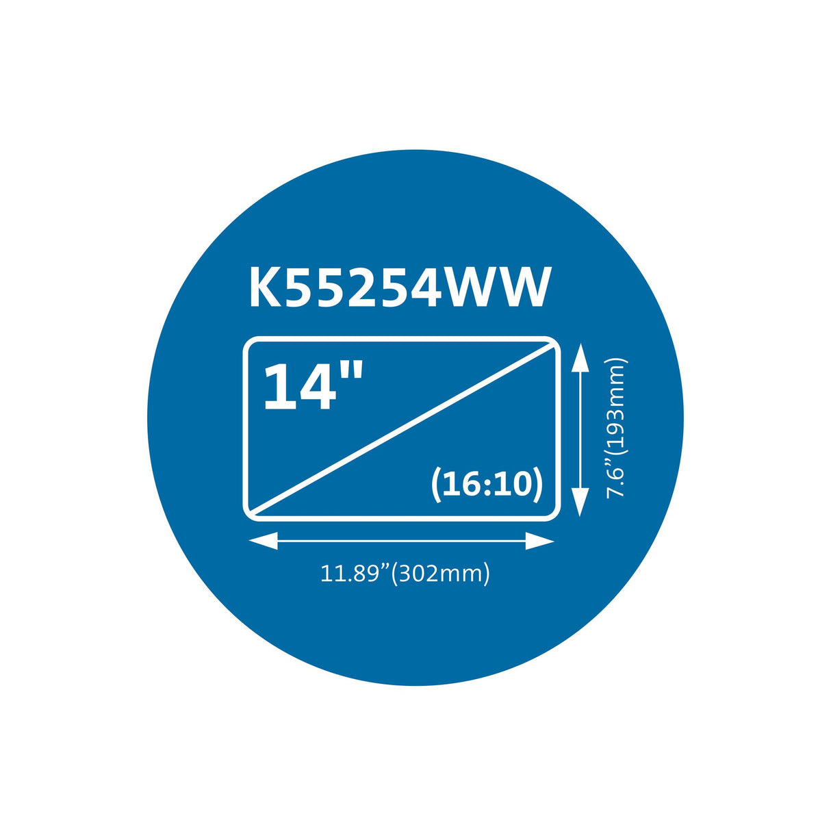 Kensington MagPro Magnetic Privacy Screen Filter for Laptops 14" (16:10)