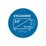 Kensington MagPro Magnetic Privacy Screen Filter for Laptops 14" (16:10)