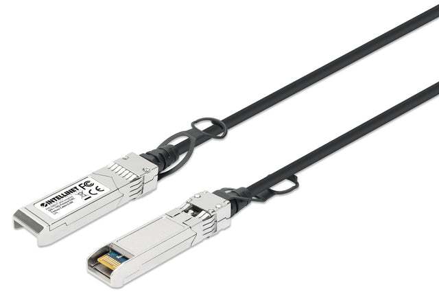 Intellinet 0.5m 10G SFP+ Passive Direct Attach Copper Twinax Cable 30AWG MSA SFP-H10GB-CU50CM compatible