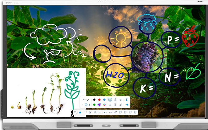 SMART Technologies RX286 interactive whiteboard 2.18 m (86") 3840 x 2160 pixels Touchscreen White USB / Bluetooth