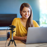 j5create JVU430 USB 4K Ultra HD Webcam, 3840 x 2160 Video Capture Resolution, Black and Silver