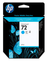 HP Cartouche d'encre cyan clair n°72 69-ml avec encre Vivera print head Thermal inkjet