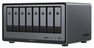 Ugreen NASync DXP8800 Plus NAS Desktop Intel® Core™ i5 i5-1235U 8 GB DDR5 UGOS Pro Black