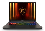 MSI Vector 16 HX AI A2XWIG-034CA Intel Core Ultra 9 275HX Laptop 40.6 cm (16") Quad HD+ 32 GB DDR5-SDRAM 1 TB SSD NVIDIA GeForce RTX 5080 Wi-Fi 6E (802.11ax) Windows 11 Home Grey