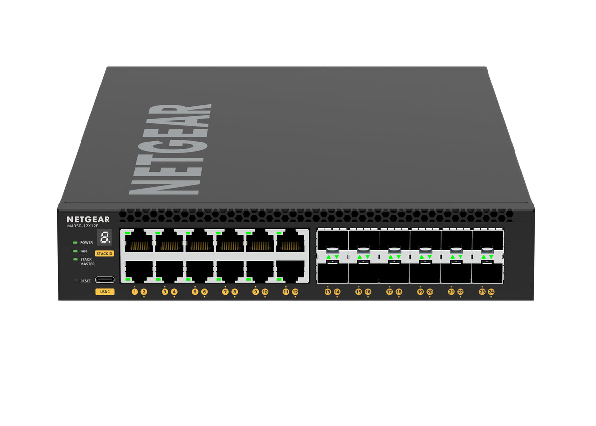 NETGEAR XSM4324 Managed L3 10G Ethernet (100/1000/10000) 1U Black