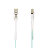 StarTech.com 4m (13ft) LC to LC (UPC) OM4 Multimode Fiber Optic Cable w/Push Pull Tabs, 50/125µm, 100G, Bend Insensitive, Low Insertion Loss - LSZH Fiber Jumper Cord