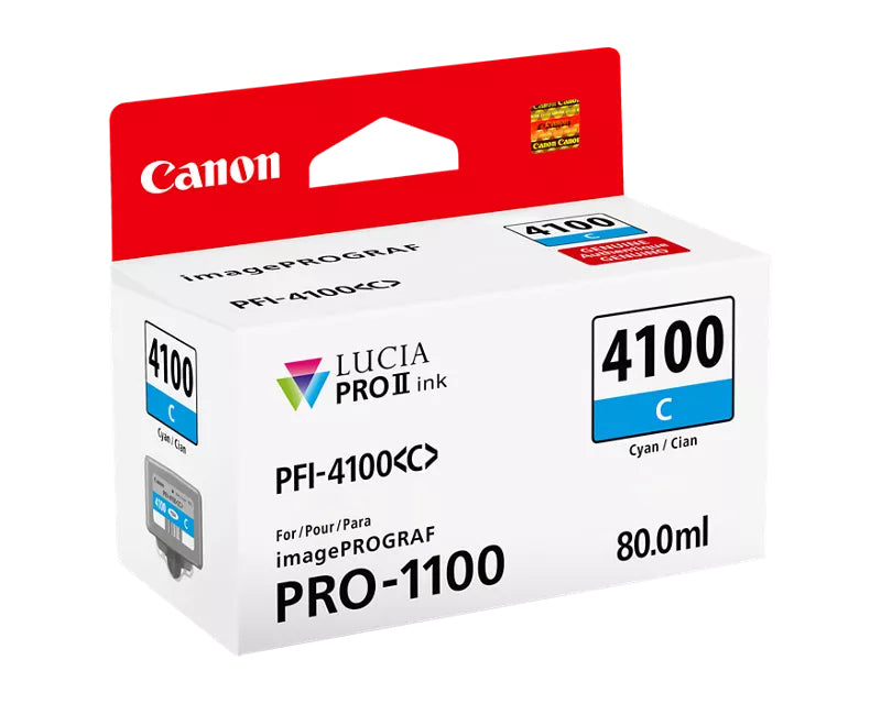 Canon LUCIA PRO II PFI-4100 Cyan Ink Tank