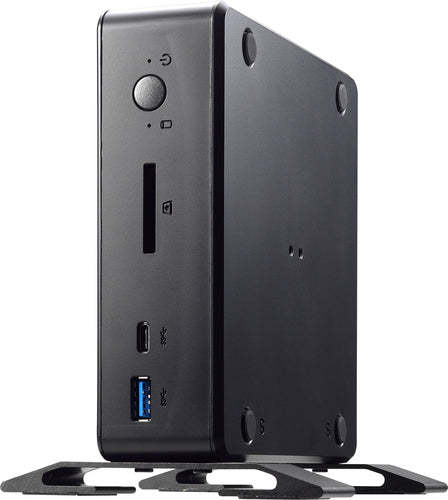 Shuttle Nano PC NC10U7 , Intel i7-8565U, 1x HDMI, 1x DP, 1x 2.5" bay, 1x M.2, 1x LAN, 1x COM, Wifi, 24/7 permanent operation, incl. VESA & Stand