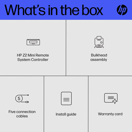 HP Z2 Mini Remote System Controller interface cards/adapter Mini DisplayPort, RJ-45, USB 3.2 Gen 1 (3.1 Gen 1)