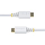 StarTech.com 6ft (1.8m) Premium Certified High Speed HDMI Cable, 4K 60Hz/1440p 144Hz, HDR10/HDCP 2.2/ARC, 18Gbps, UHD HDMI 2.0 Cord for TV/Monitor/Display, TPE Jacket, White