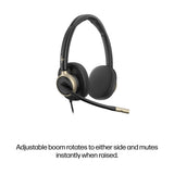 HP Poly Mission 820 Stereo USB Wired Headset