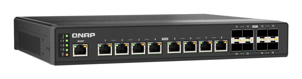 QNAP QSW-IM3216-8S8T network switch Managed L2 10G Ethernet (100/1000/10000) Black