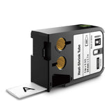 DYMO XTL Heat-Shrink Label Tubes | 24 mm x 2.7 m | Black on White