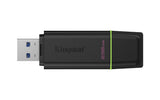 Kingston Technology DataTraveler 256GB Portable USB 3.2 Gen 1 Exodia Black/Green